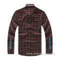 Single Breasted Pure Cotton Men's Versatile Check Shirt